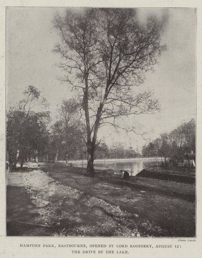 Hampden Park, Eastbourne, megnyitotta Lord Rosebery augusztus 12-én, a Drive by the Lake alkotó: English Photographer