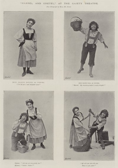 Hansel és Gretel, a Gaiety Színházban alkotó: English Photographer