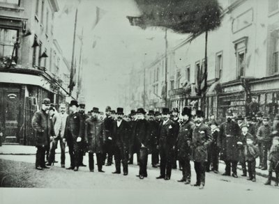 Hare Street: Woolwich komp megnyitása, 1889 alkotó: English Photographer