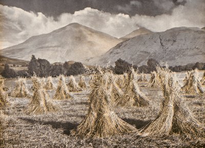 Szüret Strathfillanban, Ben More és Stobinian alatt (színes fotó) alkotó: English Photographer