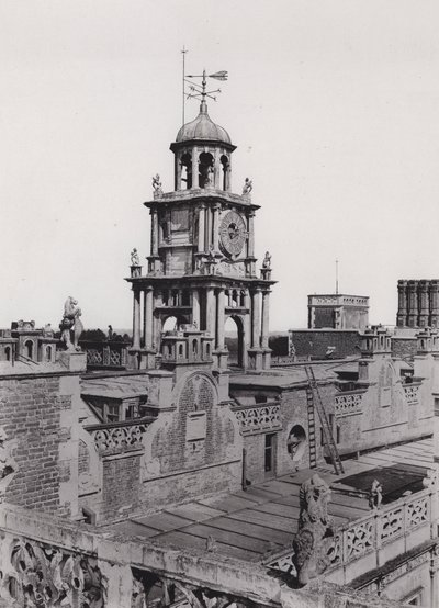 Hatfield House, The Clock-Torony (f/w fotó) alkotó: English Photographer