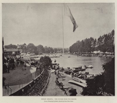 Henley Regatta, a pálya a hídról alkotó: English Photographer
