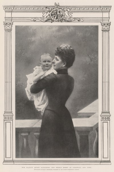 Őfelsége Alexandra királynő és Henrik cornwalli és yorki herceg alkotó: English Photographer