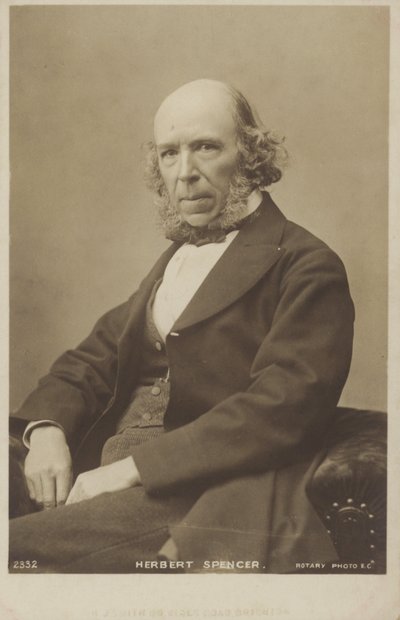 Herbert Spencer (1820-1903) angol filozófus, politikai teoretikus, biológus és szociológus alkotó: English Photographer