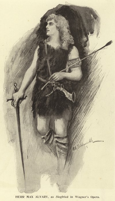 Herr Max Alvary, mint Siegfried Wagner operájában alkotó: English Photographer