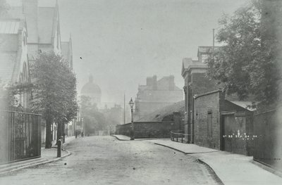 Highgate Archway: nyugati megközelítés, 1896 alkotó: English Photographer