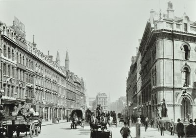Holborn Viadukt, keletre néz, London City, 1875 alkotó: English Photographer