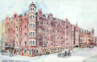 Hotel York, Berners Street, W1 alkotó: English Photographer