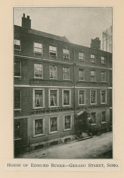 Edmund Burke háza, Gerrard Street 37 alkotó: English Photographer