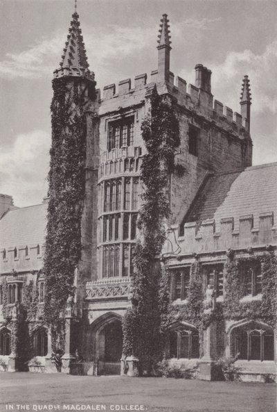 A Quadrangle Magdalen College-ban alkotó: English Photographer