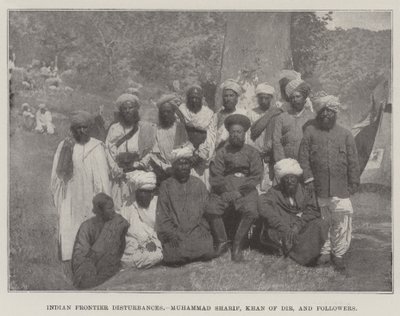 Indian Frontier Disturbances, Muhammad Sharif, Khan of Dir és Followers alkotó: English Photographer