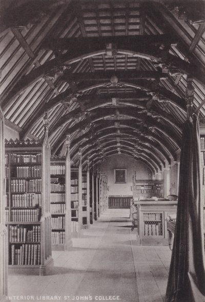 St Johns College belső könyvtára alkotó: English Photographer