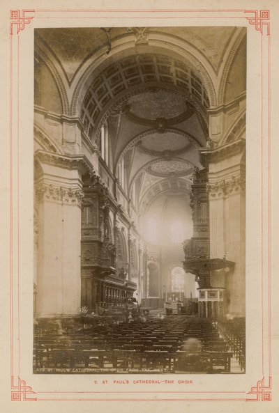 A Szent Pál-székesegyház belseje alkotó: English Photographer