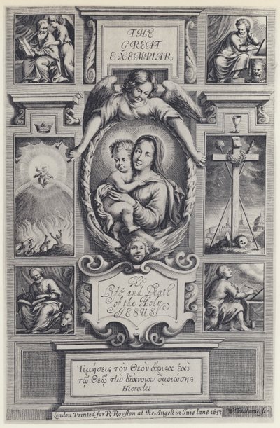 Jeremy Taylor, A nagy példakép, J Flesher az R Royston 1653-hoz (f/w fotó) alkotó: English Photographer