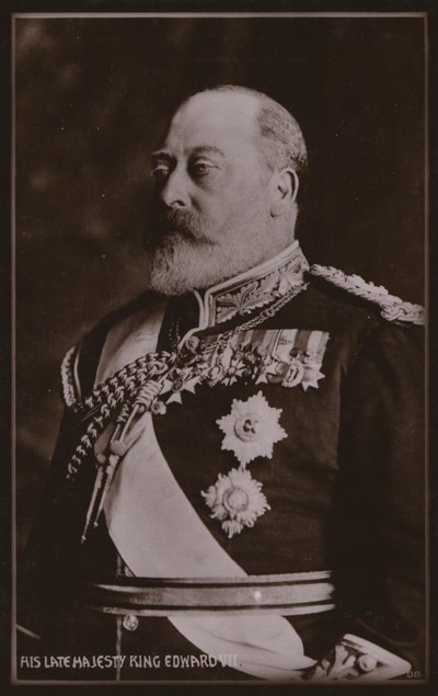 VII. Edward király (fekete-fehér fotó) alkotó: English Photographer