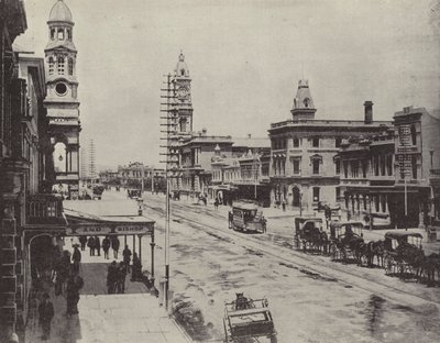 William King Street, Adelaide alkotó: English Photographer