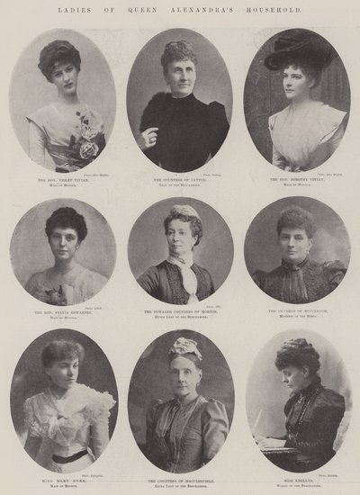 Alexandras királynő háztartásának hölgyei alkotó: English Photographer