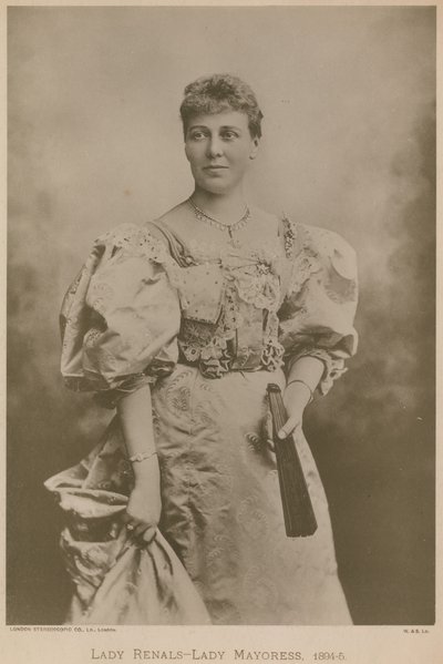 Lady Renals – Lady Mayoress, 1894-95 alkotó: English Photographer