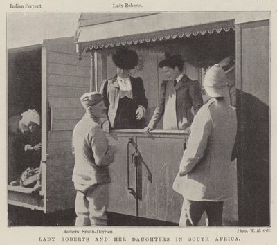 Lady Roberts és lányai Dél-Afrikában alkotó: English Photographer