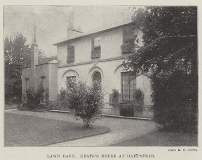 Lawn Bank, Keatss House Hampsteadben alkotó: English Photographer