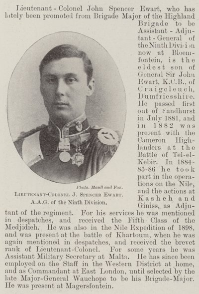 J Spencer Ewart alezredes, AAG a Kilencedik Hadosztályhoz alkotó: English Photographer