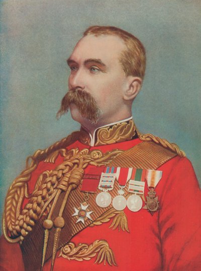 Sir Alfred Gaselee altábornagy. A brit haderő parancsnoklása Kínában alkotó: English Photographer