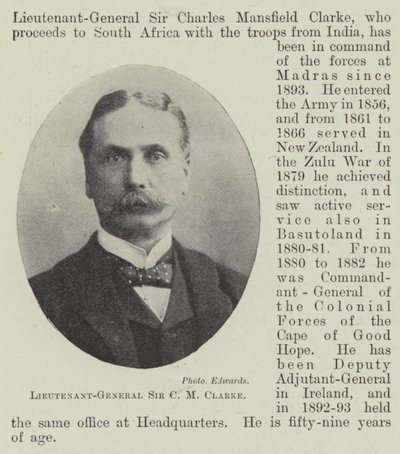 Sir CM Clarke altábornagy alkotó: English Photographer