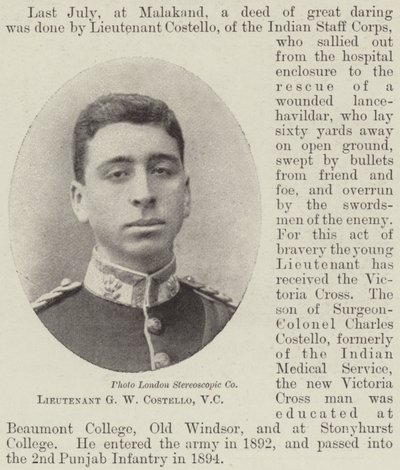 G. W. Costello hadnagy, VC alkotó: English Photographer