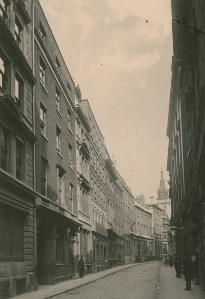 Lombard Street, London; fénykép; 1885 júniusában kelt alkotó: English Photographer
