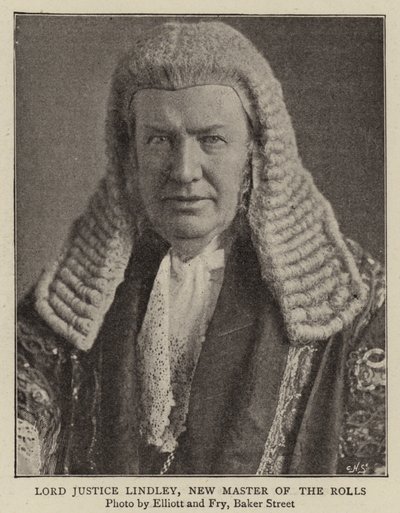 Lord Justice Lindley, a tekercsek új mestere alkotó: English Photographer