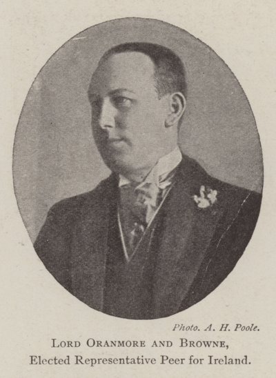 Lord Oranmore és Browne, Írország megválasztott képviselője alkotó: English Photographer