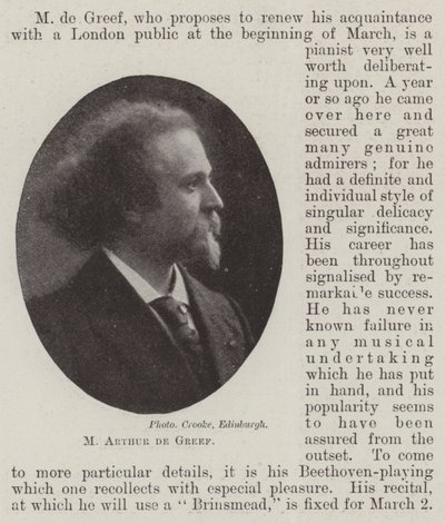 M Arthur de Greef alkotó: English Photographer