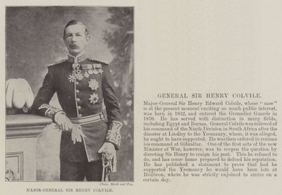 Sir Henry Colvile vezérőrnagy alkotó: English Photographer