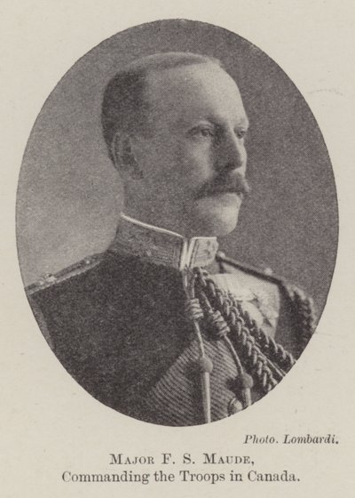 F S Maude őrnagy, a csapatok parancsnoka Kanadában alkotó: English Photographer