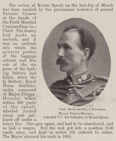 Phipps-Hornby őrnagy, a Koorn Spruit vitézségéért kitüntetett VC alkotó: English Photographer