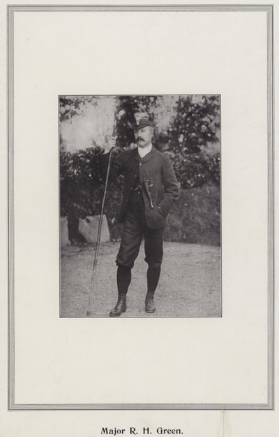 R H Green őrnagy alkotó: English Photographer