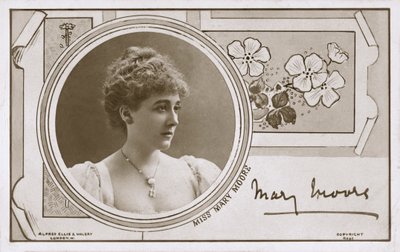 Mary Moore, angol színésznő (fekete-fehér fotó) alkotó: English Photographer