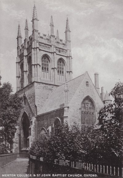Merton College és St John Baptist Church, Oxford alkotó: English Photographer