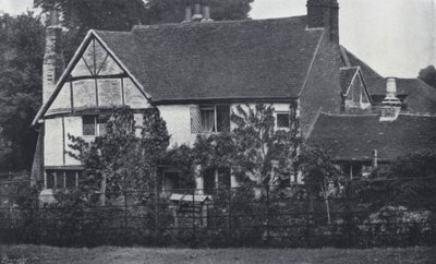 Milton házikója Chalfont St Giles-ben, Buckinghamshire-ben, ahol a londoni pestisjárvány idején tartózkodott (f/w fotó) alkotó: English Photographer