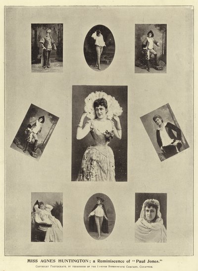 Miss Agnes Huntington; Paul Jones visszaemlékezése alkotó: English Photographer
