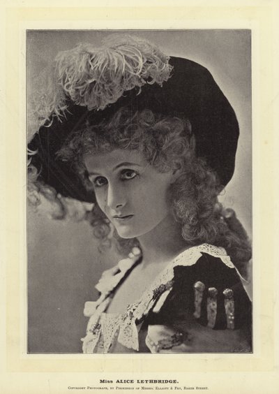 Alice Lethbridge kisasszony alkotó: English Photographer