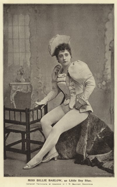 Miss Billie Barlow, mint Little Boy Blue alkotó: English Photographer