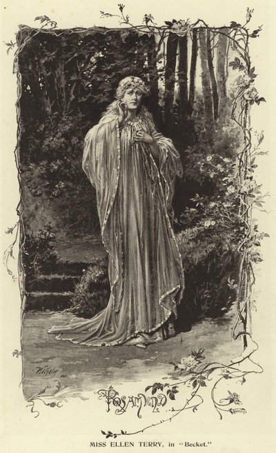 Miss Ellen Terry, Becketben alkotó: English Photographer