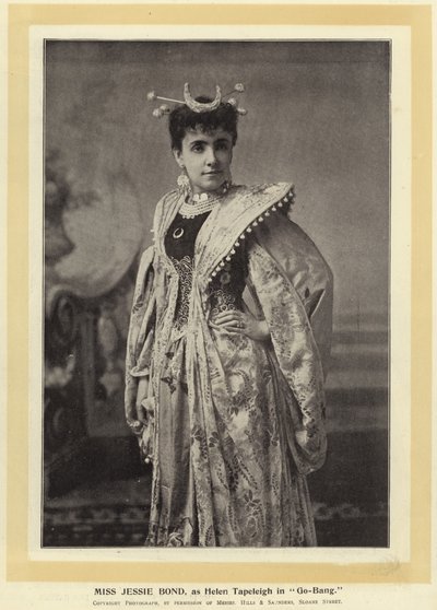 Miss Jessie Bond, mint Helen Tapeleigh a Go-Bangban alkotó: English Photographer