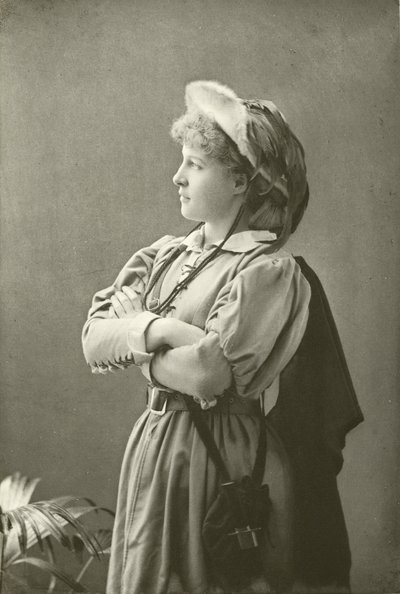 Miss Lily Langtry mint Rosalind (mélynyomás) alkotó: English Photographer