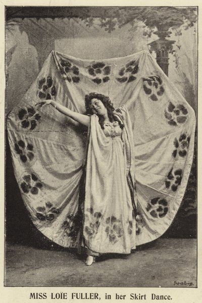 Loie Fuller kisasszony a Szoknyatáncban alkotó: English Photographer