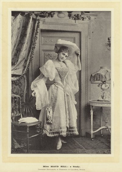 Miss Maud Hill: egy tanulmány alkotó: English Photographer