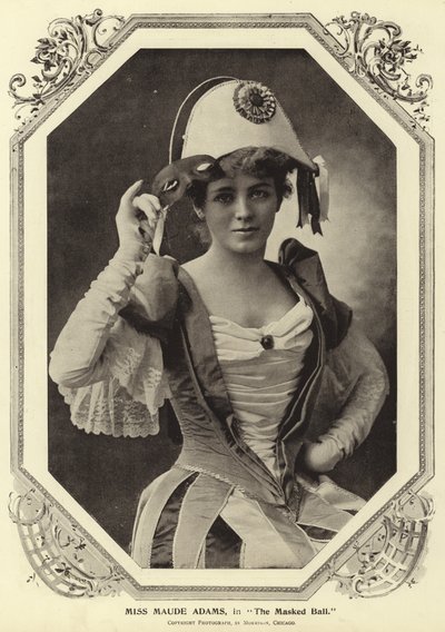 Miss Maude Adams, az Álarcosbálban alkotó: English Photographer