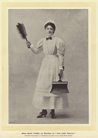 Miss May Yohe, mint Phyllis, a The Lady Slavey-ben alkotó: English Photographer