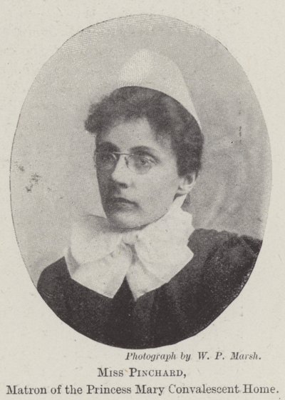 Pinchard kisasszony, a Mária hercegnő lábadozó otthonának védőnője alkotó: English Photographer